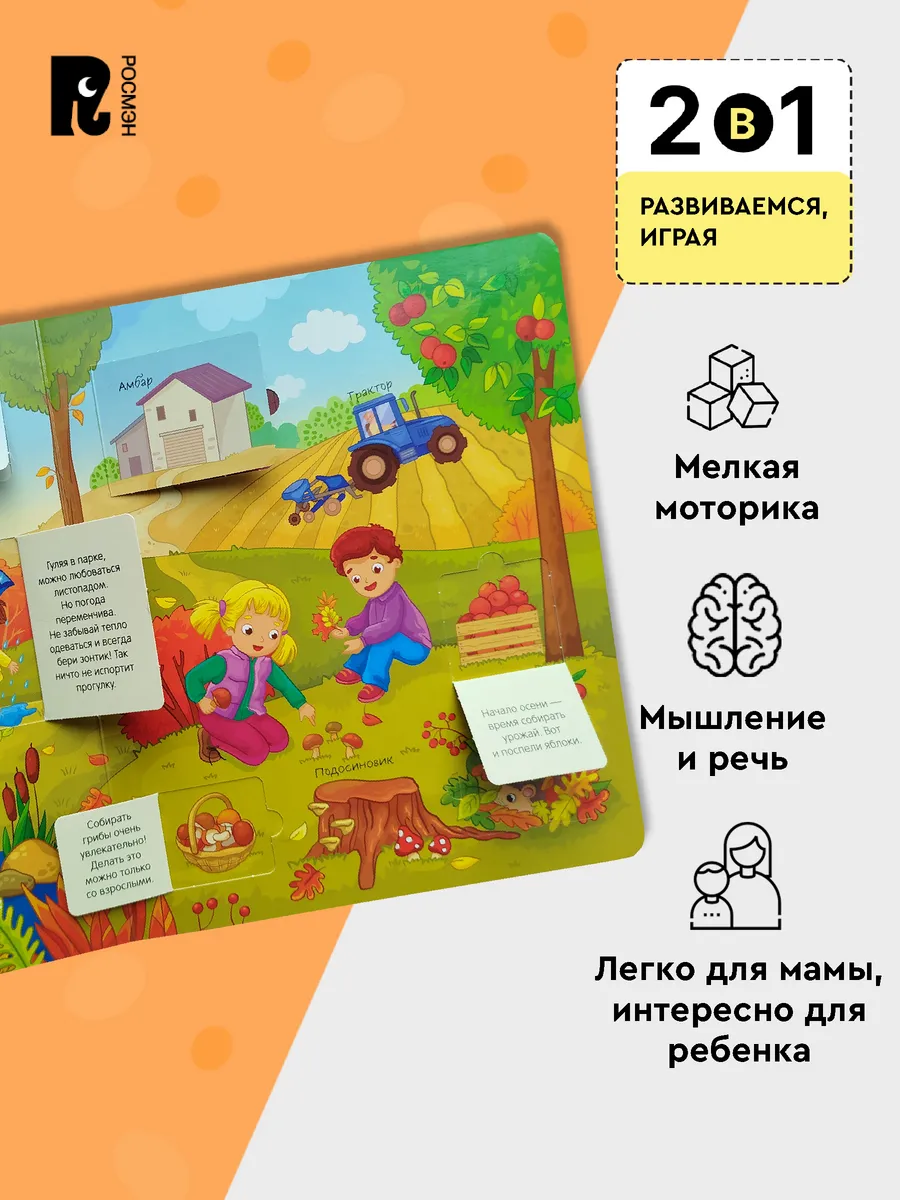 Книги с окошками. Времена года фото книги маленькое 4