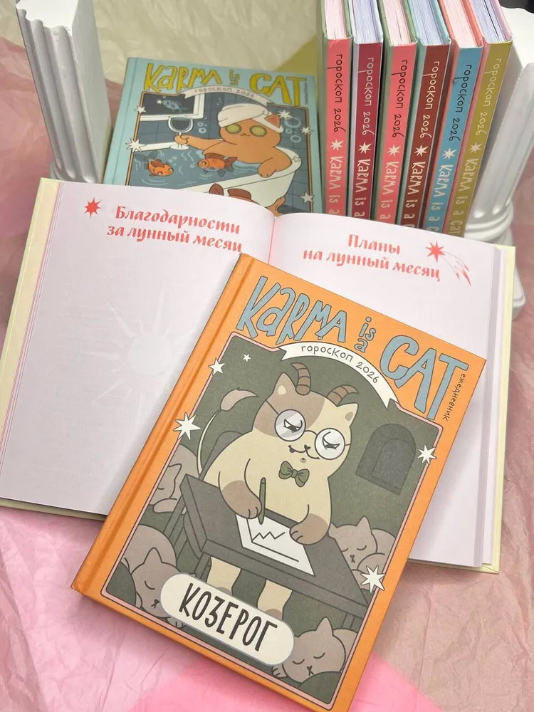 Гороскоп на 2026 год. Козерог. Ежедневник (+ Лунный календарь, календарь затмений и ретроградных планет) фото книги маленькое 4