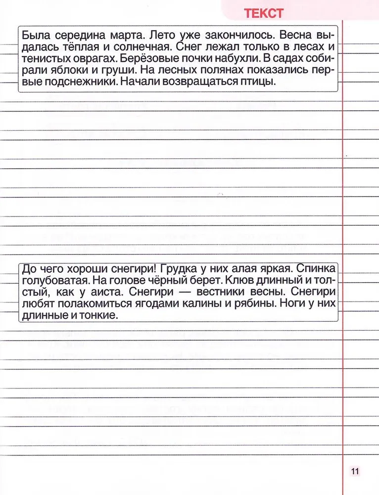 Тетрадь-тренажёр. Русский язык. 2 класс фото книги маленькое 4