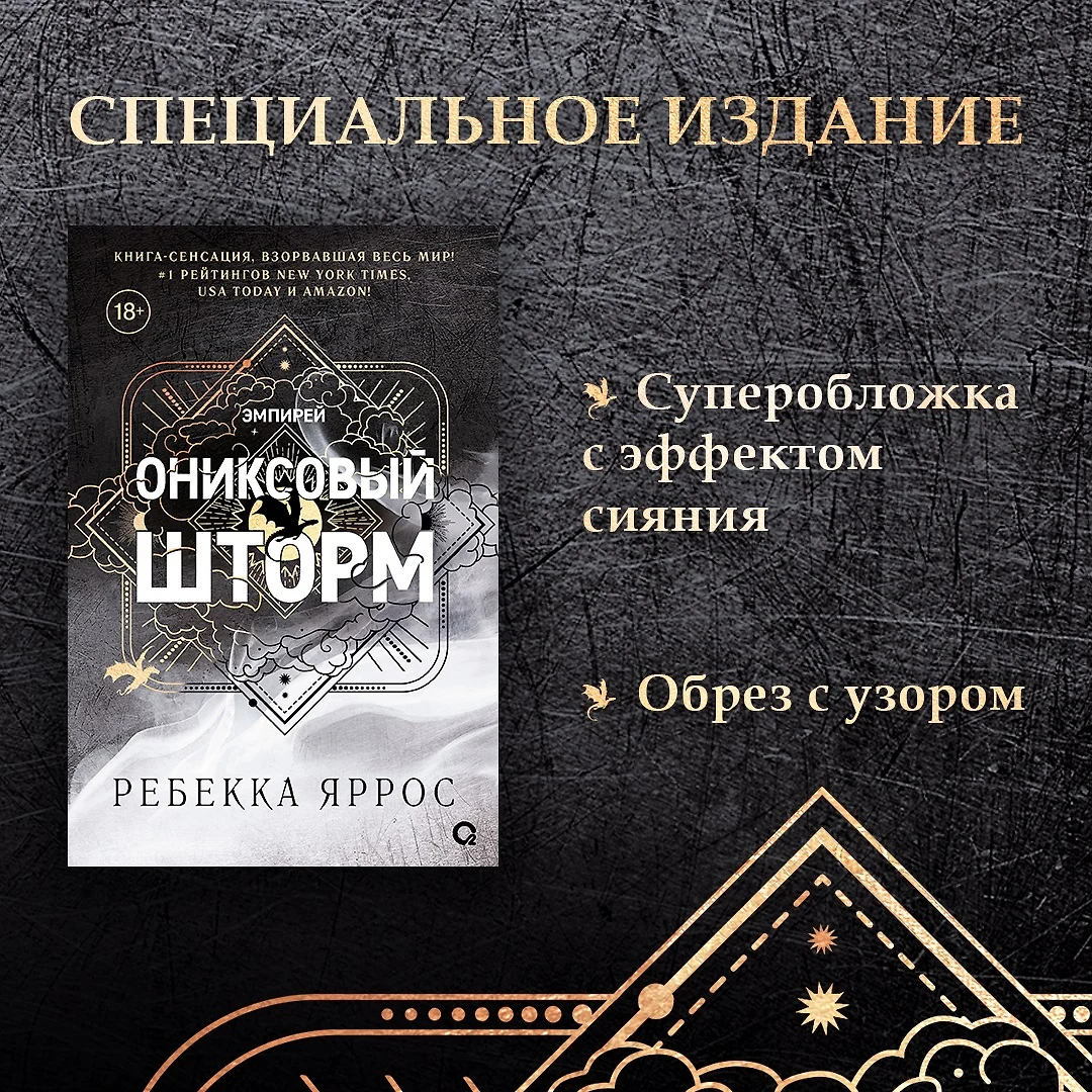 Ониксовый шторм (спец.издание, обрез с узором) фото книги маленькое 5