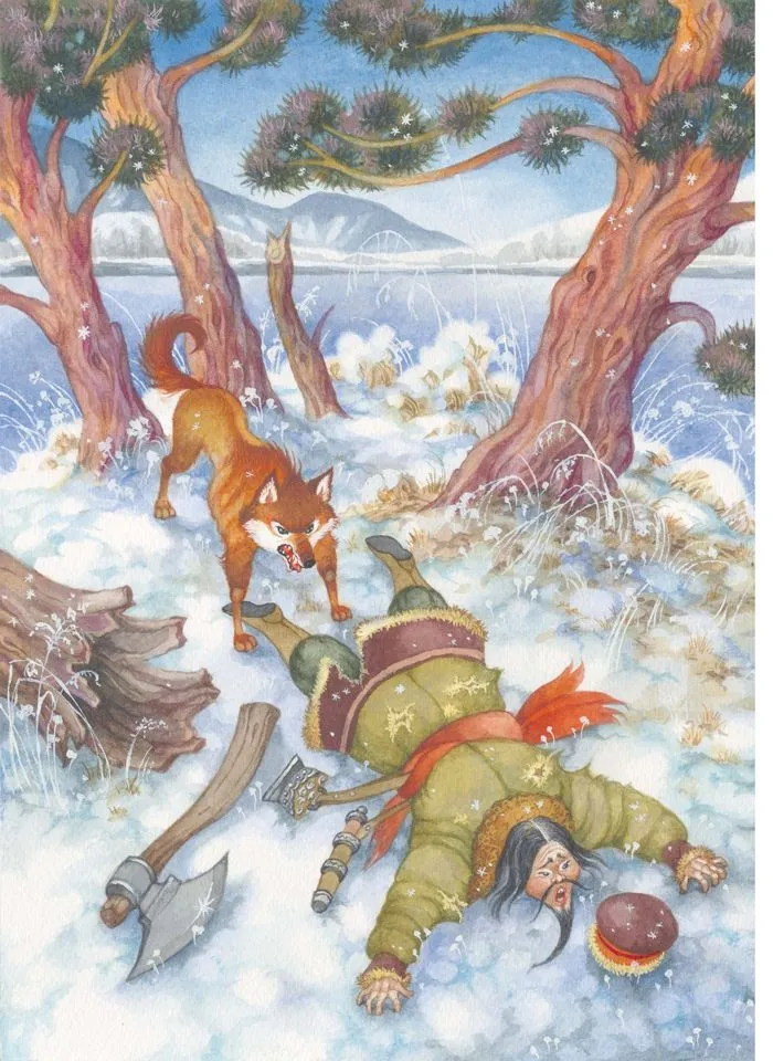 Лисичка в берёзовой шапочке. Алтайские народные сказки фото книги маленькое 10