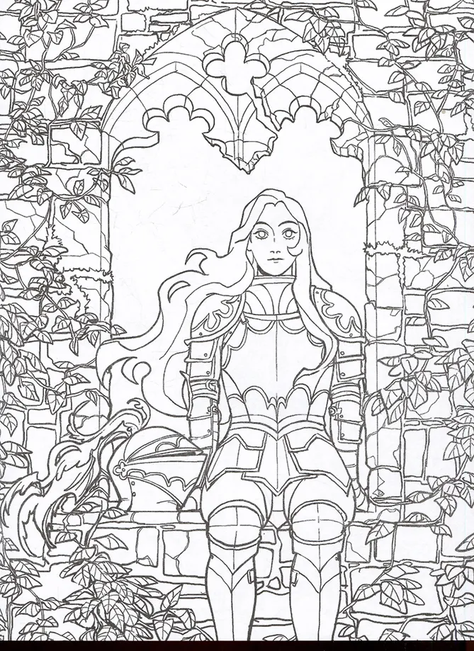 Castle core: раскраска для тех, кого не нужно спасать фото книги маленькое 6