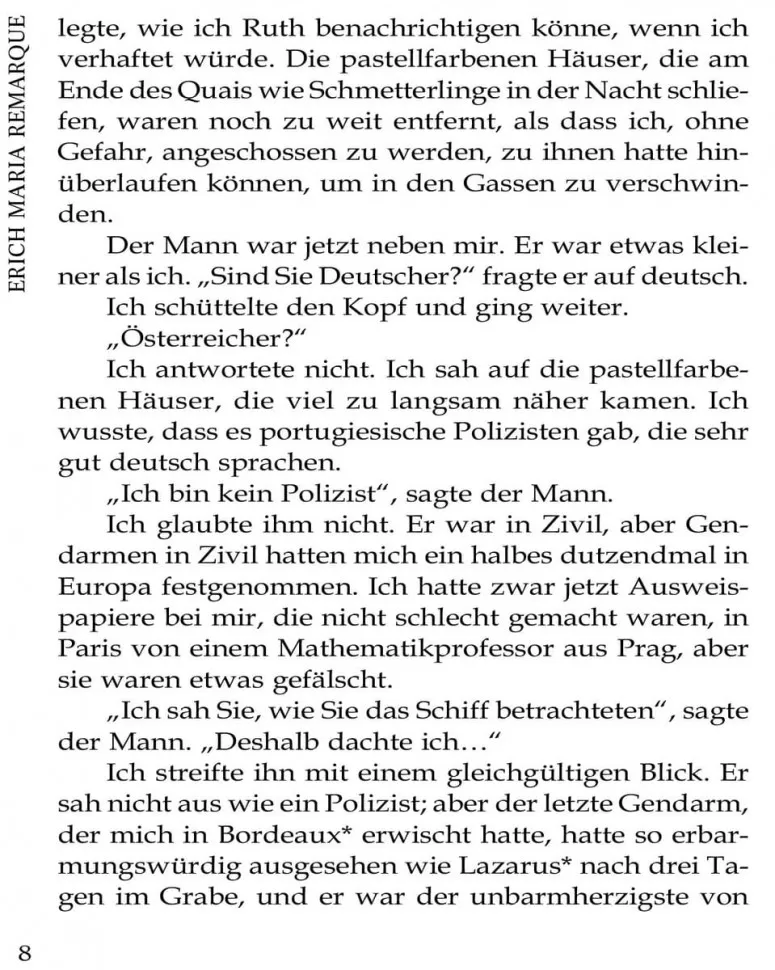 Ночь в Лиссабоне. Книга для чтения на немецком языке фото книги маленькое 8