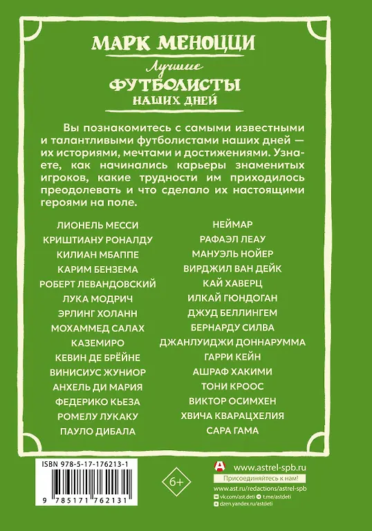 Лучшие футболисты наших дней фото книги маленькое 3