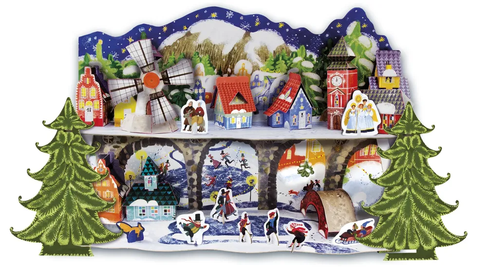 Новогодний городок. Адвент-календарь фото книги маленькое 3