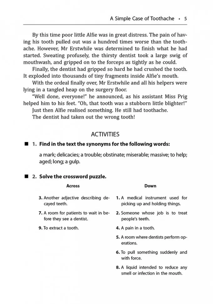 Зубная ведьма / Demon Dentist. Пособие для чтения с упражнениями на английском языке фото книги маленькое 6