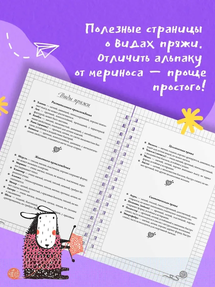 После вязания спицами не машут. Блокнот-планер для вязания спицами фото книги маленькое 6