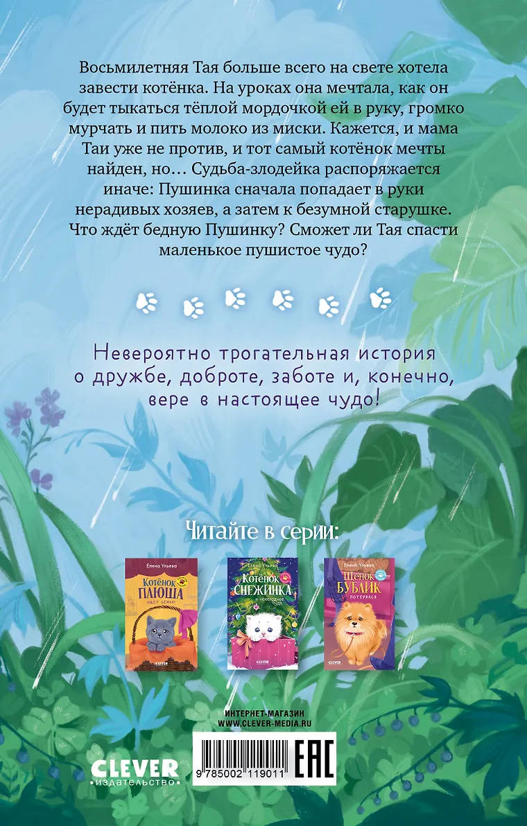 Котенок Пушинка ищет дом фото книги маленькое 3