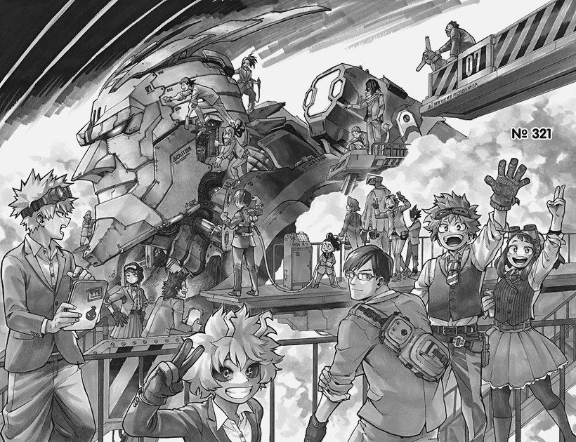 Моя геройская академия. Книга 17. Силе «Один за всех» от «А»-класса. Америка фото книги маленькое 3