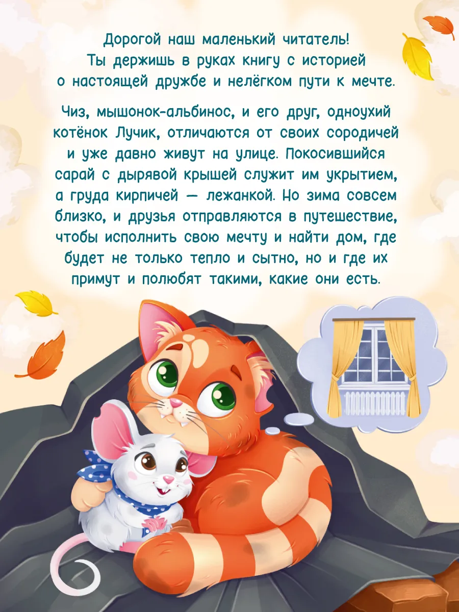 В поисках дома. Приключения котенка и мышонка фото книги маленькое 3