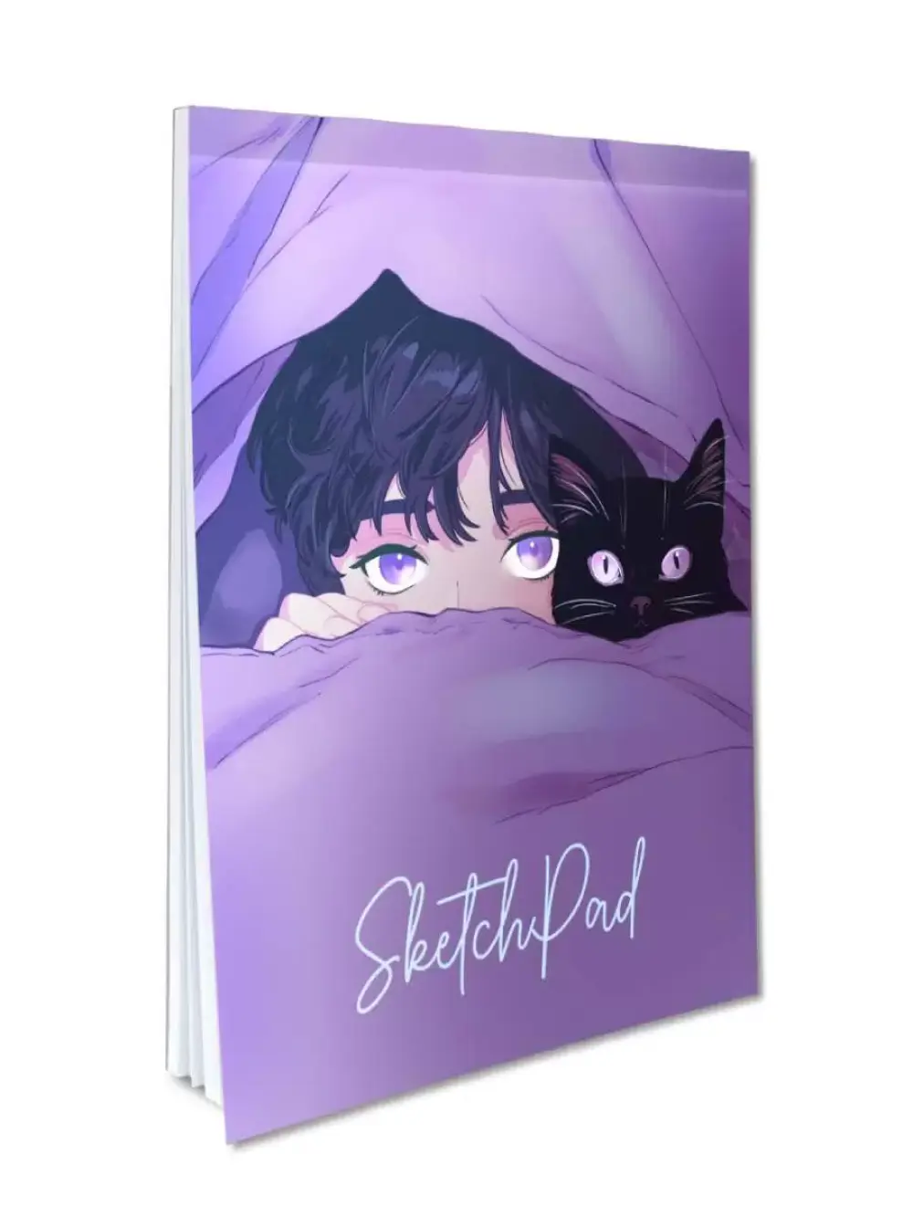 АНИМЕ СКЕТЧПАД. Мальчик и кот фото книги маленькое 3