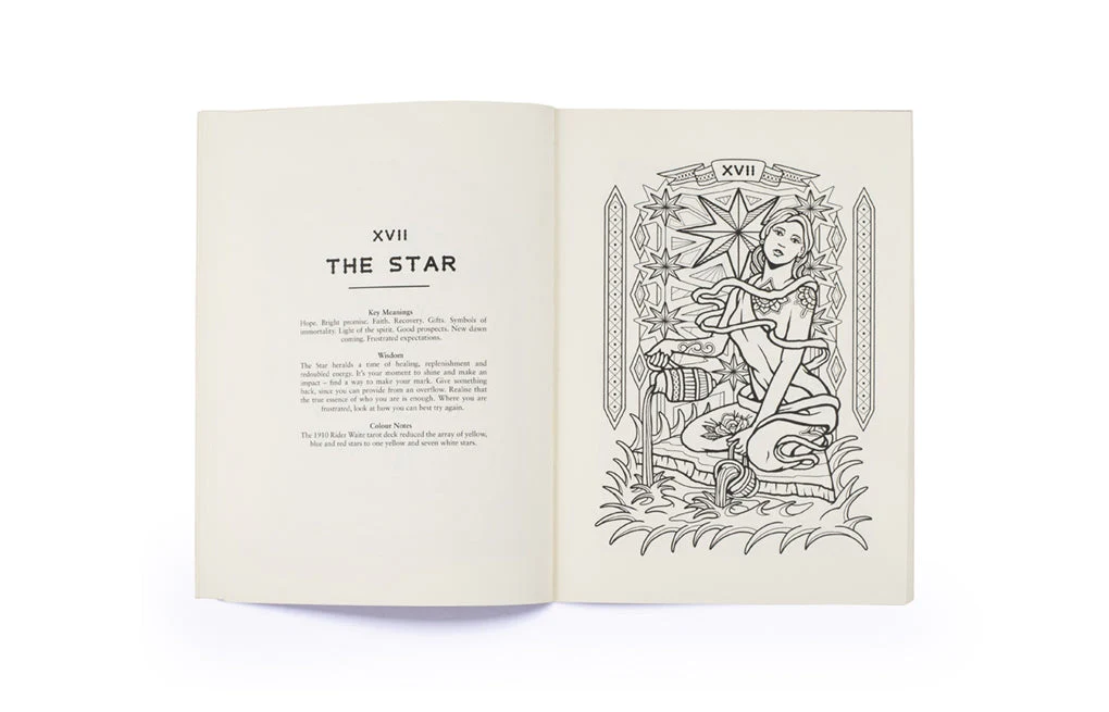 Tarot Colouring Book фото книги маленькое 3
