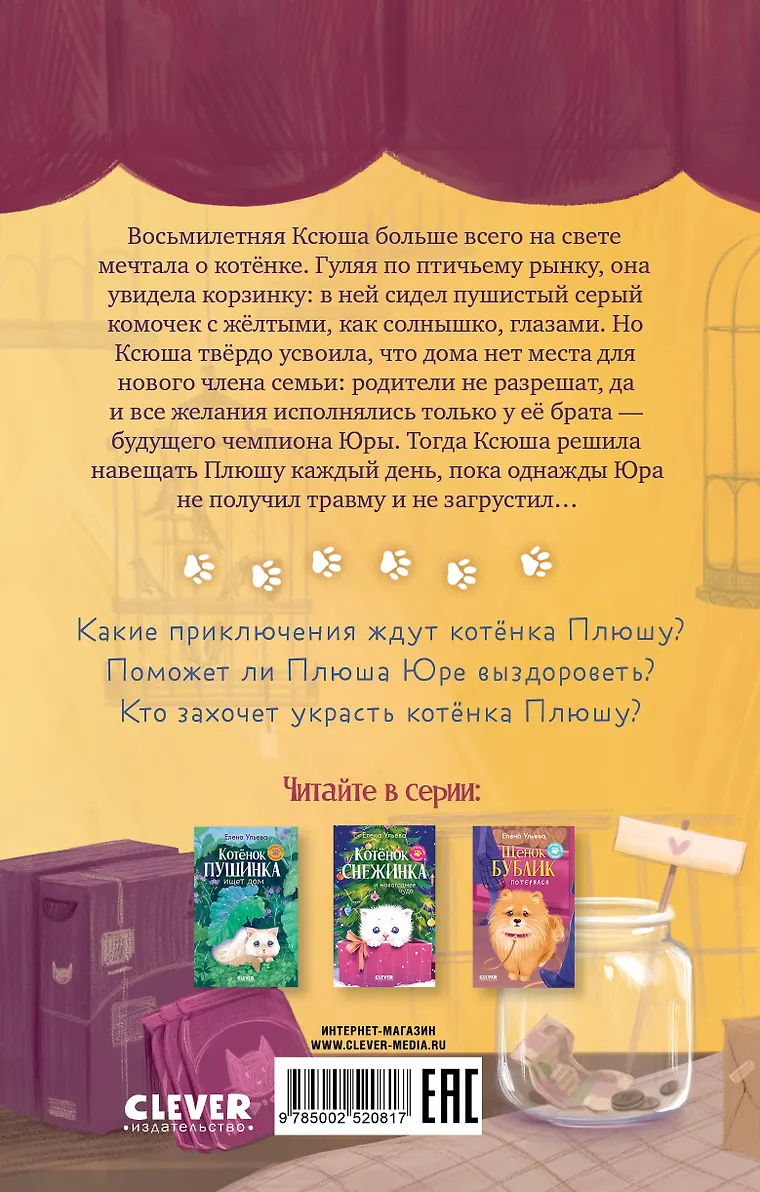 Котенок Плюша ищет семью фото книги маленькое 3