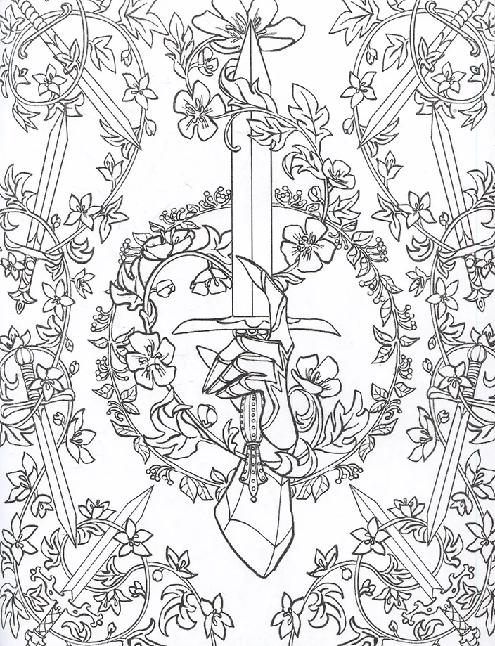 Castle core: раскраска для тех, кого не нужно спасать фото книги маленькое 7