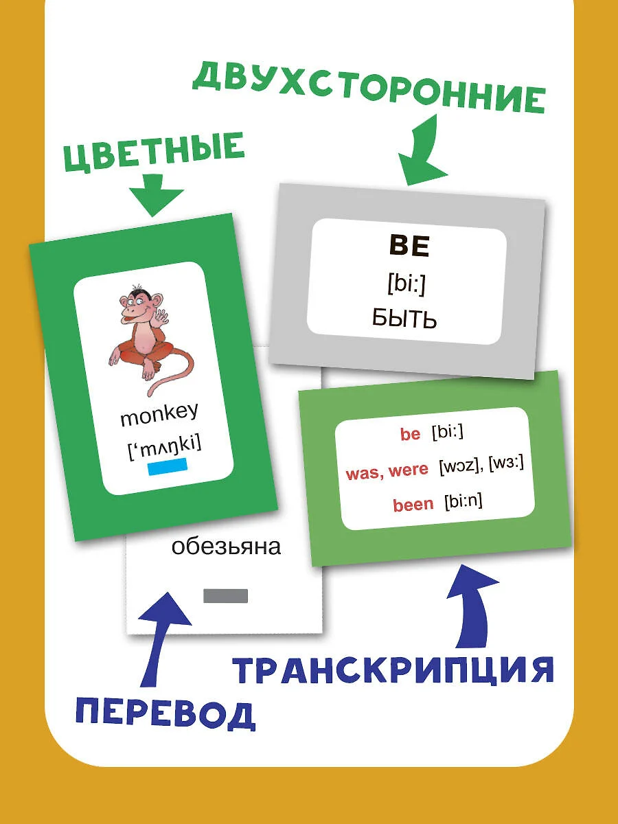 300 первых английских слов. Набор карточек для детей фото книги маленькое 5