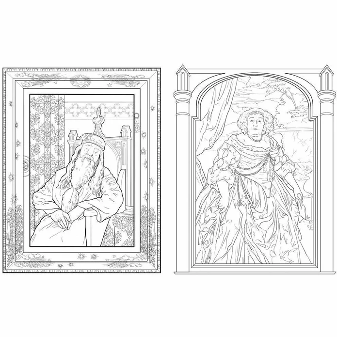 Harry Potter Magical Places and Characters Colouring Book фото книги маленькое 3