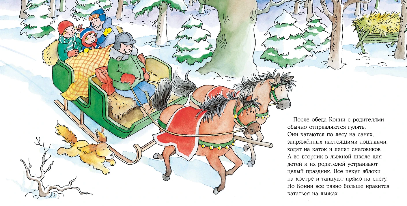 Конни катается на лыжах фото книги маленькое 6