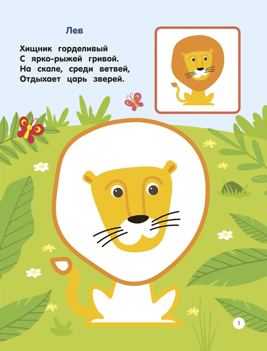 Зоопарк. Раскраски по образцу фото книги маленькое 4