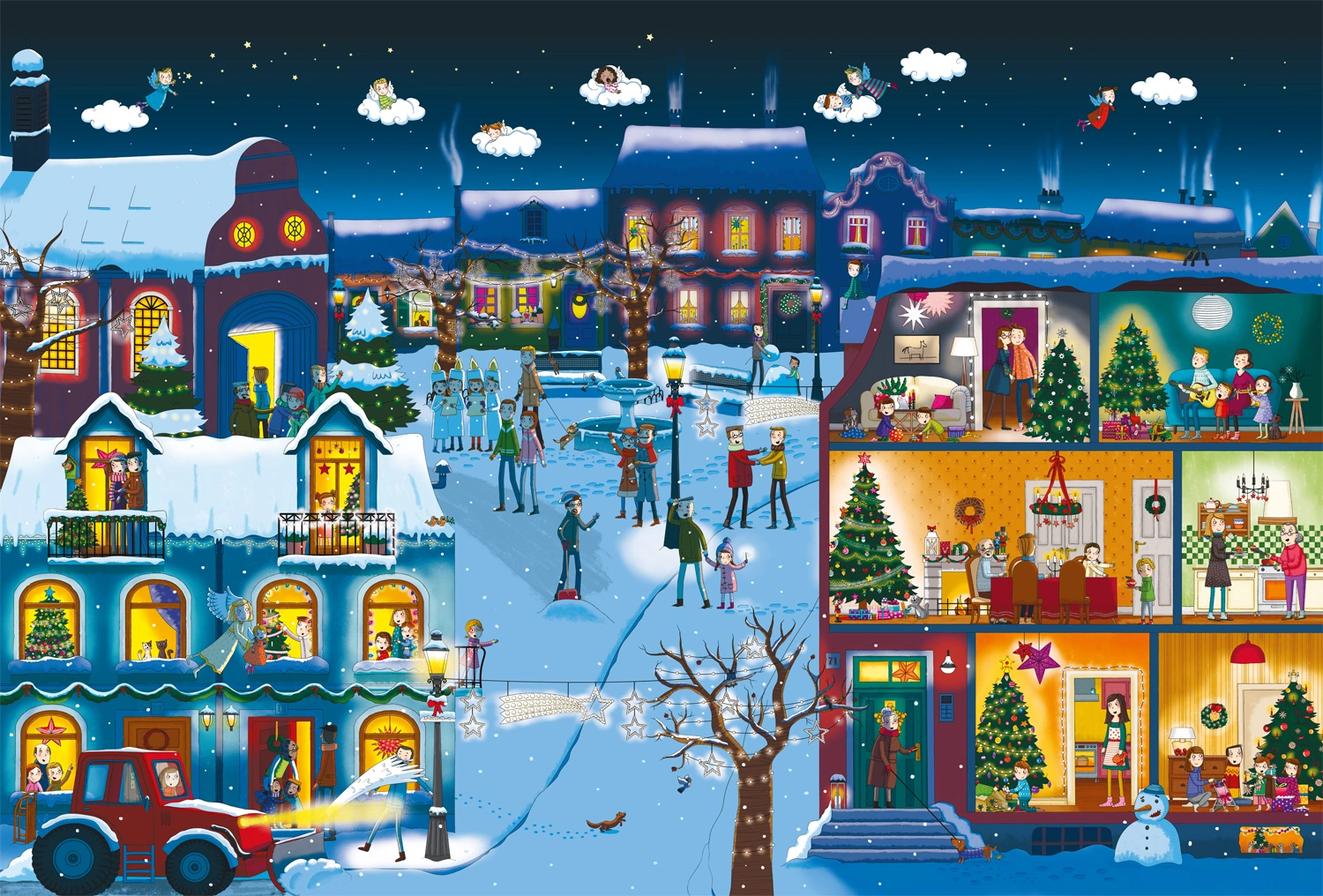 Зимние забавы. Виммельбух фото книги маленькое 4