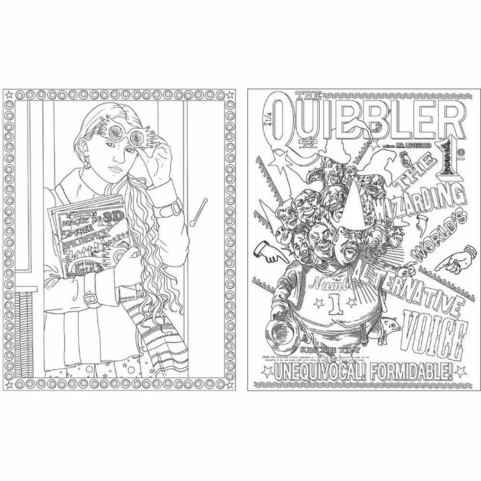 Harry Potter Magical Artefacts Colouring Book фото книги маленькое 5