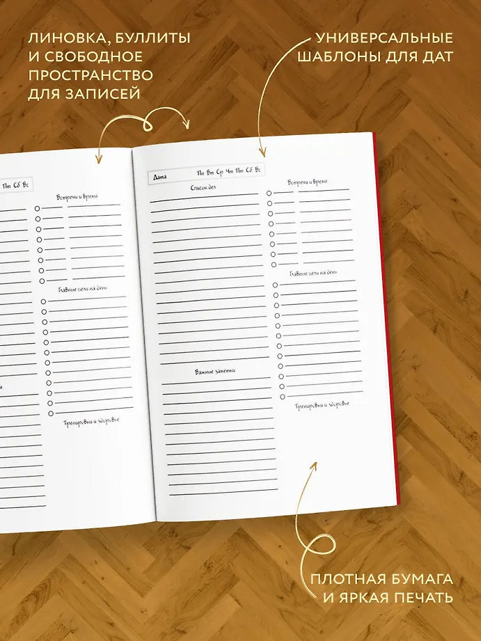 Nostalgia. Красный ковер на стене. Ежедневник недатированный (А5, 72 л.) фото книги маленькое 6