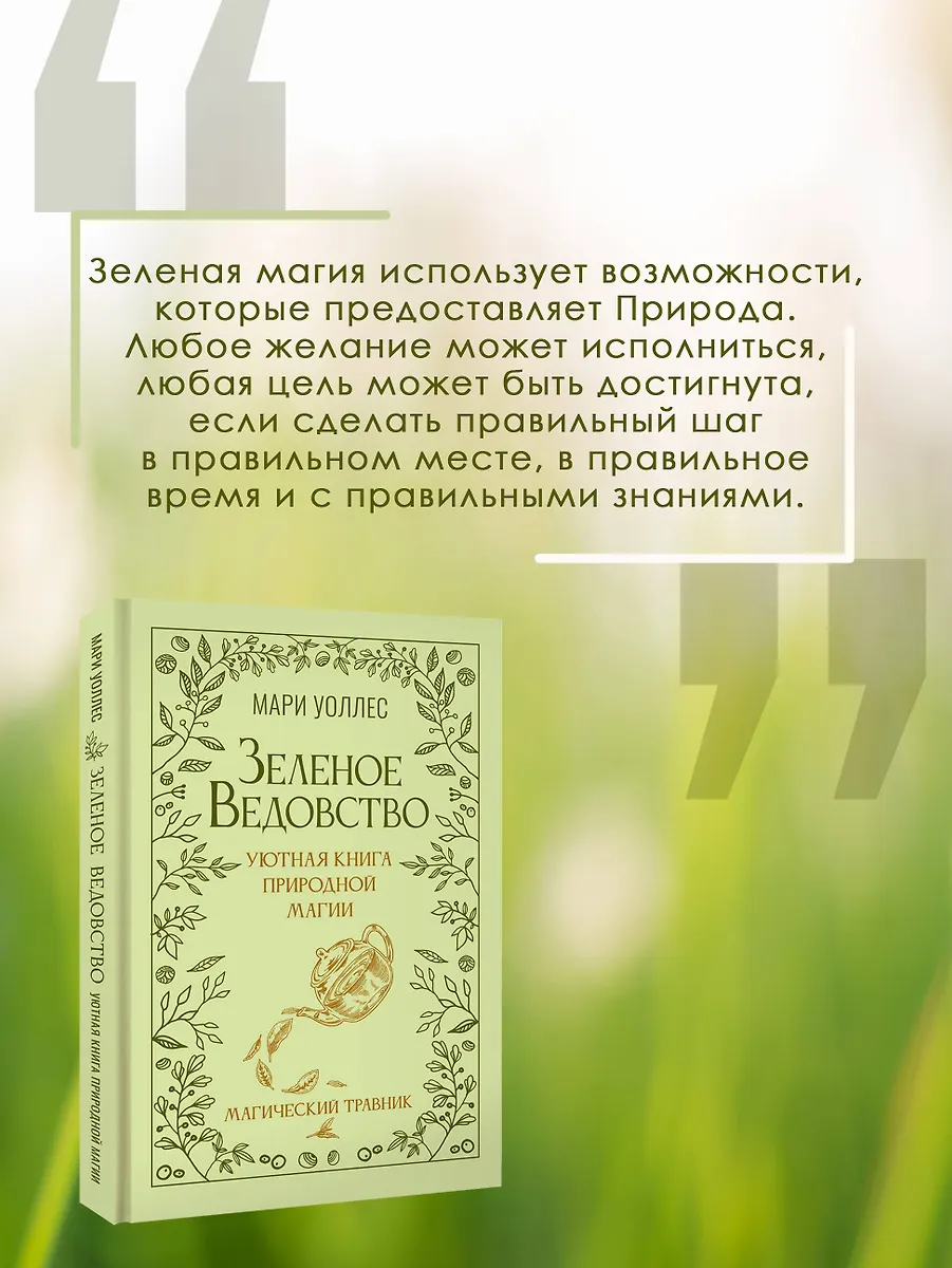 Зеленое ведовство. Уютная книга природной магии фото книги маленькое 7