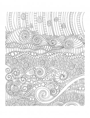 Дзен-дудлинг. Расслабляющие завитки. Раскрашивайте восхитительные орнаменты и снимайте стресс фото книги 4