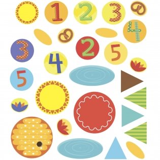 Полезные наклейки Fisher Price "Учимся считать" фото книги 4