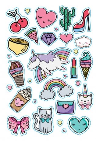 В точку! Bullet-journal. Наклейки для Bullet Journal. Более 300 наклеек (розовая) фото книги 4