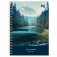 Записная книжка А6 120 л., на гребне BG "Прекрасный вид", глянцевая ламинация, твердая обложка. Арт. ЗКТ6гр120_лг 57213 фото книги маленькое 6