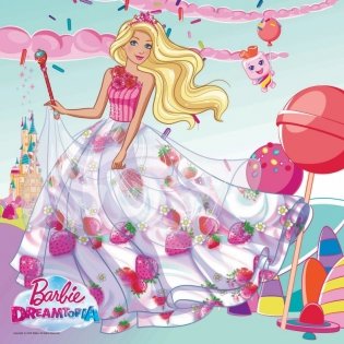 Плакат. Barbie. В сказке (+ 3D наклейки) фото книги 2
