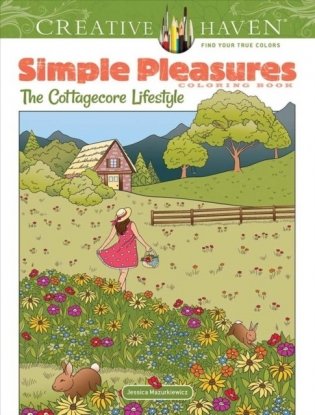 Creative haven simple pleasures coloring book фото книги