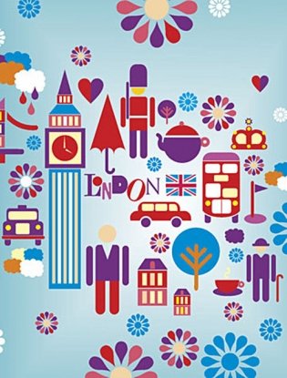 Блокнот "Лондон" (А5) фото книги