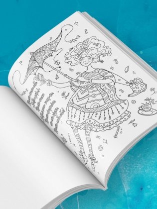Знаки Вселенной. Раскраска, исполняющая желания фото книги 9
