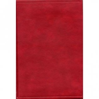 Ежедневник недатированный "Alba", A5, 176 листов, красный фото книги