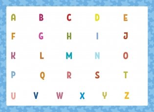 Английский алфавит. Развивающая книжка с наклейками. 36 многоразовых наклеек фото книги 2