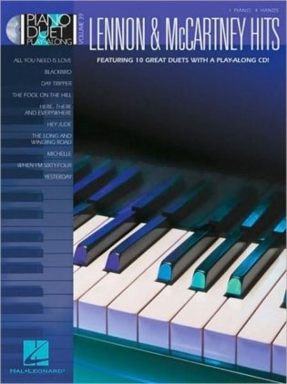 Lennon and McCartney Hits: Piano Duet Play-Along Volume 39 фото книги