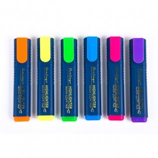 Текстовыделитель Berlingo, фиолетовый, 1-5 мм фото книги 2