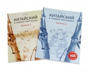 Китайский в схемах-паутинках. Уровень 5-6 (комплект из 2-х книг) фото книги
