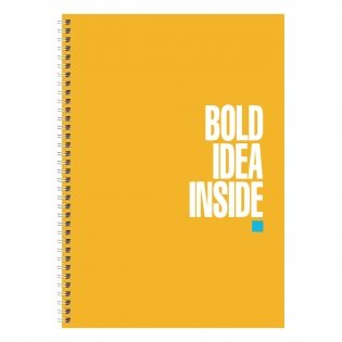 Тетрадь 120 л., А4, клетка, на гребне BG "Смелые идеи". Арт. Т4гр120 12476 фото книги 4