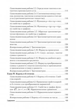 Алгебра. 10 класс. Самостоятельные и контрольные работы (базовый и повышенный уровни). ГРИФ фото книги 6