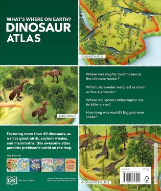 What`s Where on Earth? Dinosaur Atlas фото книги 2