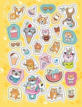 100 наклеек. Самые забавные наклейки фото книги 3