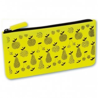 Пенал школьный "Ананасы", цвет желтый фото книги 2