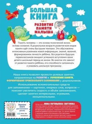 Большая книга. Развитие памяти малыша фото книги 11