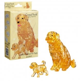 3D головоломка "Два лабрадора" фото книги 3