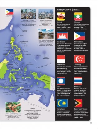 Детский атлас. Страны и флаги фото книги 8