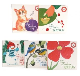 Книги для малышей: волшебный мир вокруг (комплект из 5-ти книг) фото книги