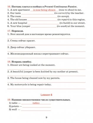 Английский язык. Тетрадь для повторения и закрепления. 10 класс фото книги 9
