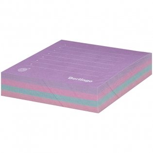 Блок для записи декоративный на склейке Berlingo 8,5х8,5х2 см, ассорти 4 дизайна, 200 листов. Арт. LNn_00063 фото книги